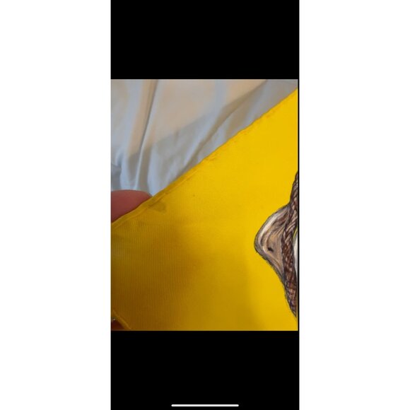 VTG Hermès Scarf “Propos de Bottes” Xavier De Poret Equestrian 34" Silk read HTF - Picture 12 of 16